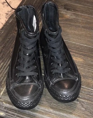 black high tops with zippers