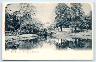 POSTKARTE BELFAST DER BOTANISCHE GARTEN - NORDIRLAND