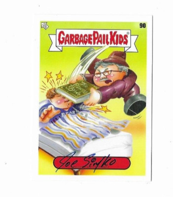 2022 Garbage Pail Kids Book Worms autograph 90 Joe Simko