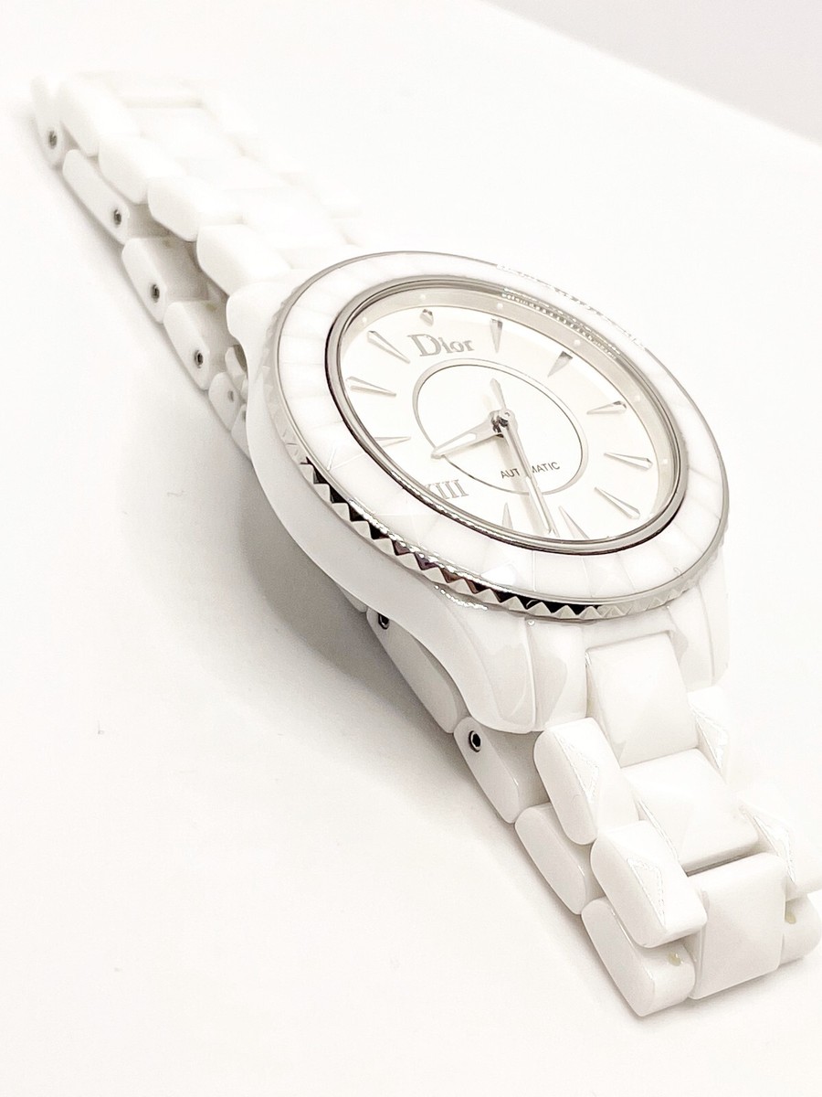 Christian Dior VIII 38mm Automatic Ladies White Ceramic