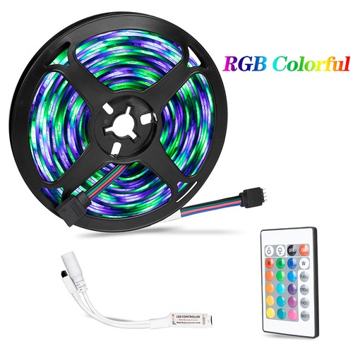 Led Strip Lights 16 Ft 5m Flexible Multi Color RGB 2835 300 leds 4 Pin +Tape 12V - Picture 9 of 20