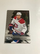 ALEXANDER ROMANOV METAL UNIVERSE 2020-21 ROOKIES # 137
