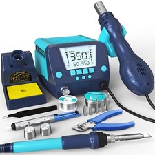 882 2in1 Smd Hot Air Rework And Soldering Station With Lcd Displayf /cauto Sleep