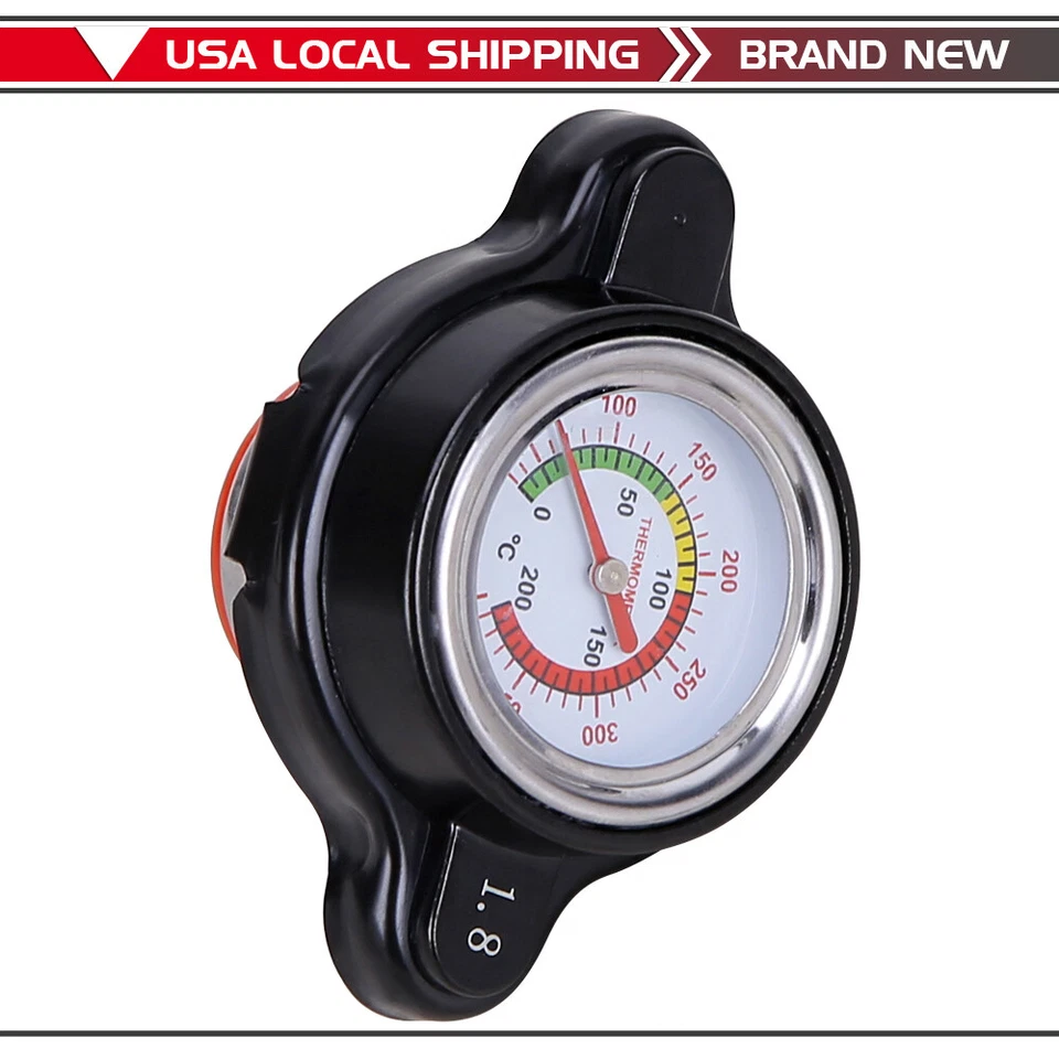 Tapa de radiador de alta presión con medidor de temperatura 1,8 bar para Suzuki, RM, RMZ, DRZ Foto 4 de 4