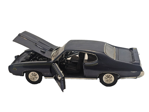 Pontiac GTO 1969 de colección azul motormax escala diecast modelo coche 1:18 muscle car - Imagen 2 de 24
