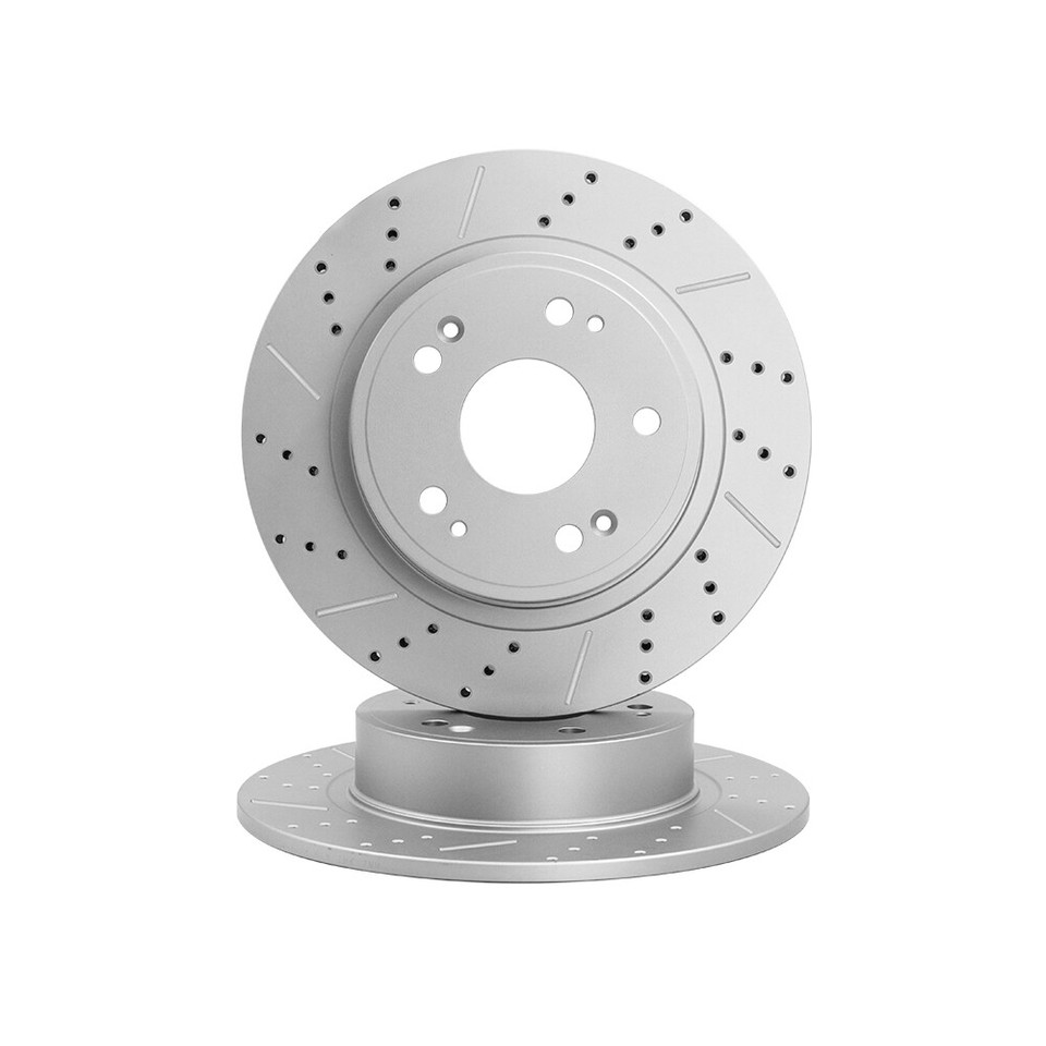 Front Rear Brake Disc Rotors Ceramic Pads for 2008 2011 Honda Accord