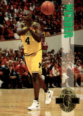 1993 Classic Four Sport #1 Chris Webber Gold Michigan Wolverines
