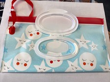 Reusable Baby Wet Wipe Pouch Wipes Holder Case Refillable Wet Wipe Bag