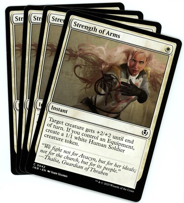x4 Strength of Arms - Innistrad Remastered - MTG - NM/M