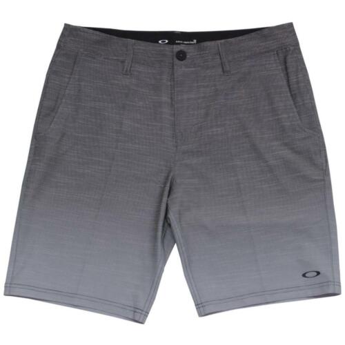 Oakley Leo Shorts Mens Size 30 S Black Grey Gradient Casual Boardies Boardshorts - Picture 1 of 4