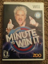 MINUTE TO WIN IT Nintendo Wii 2011 Instruction Booklet Video Game