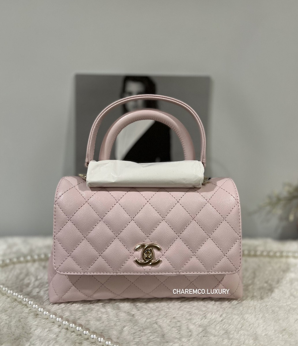 NWT💗 CHANEL 22P COCO Handle Small Rose Clair Pink Caviar NWT💗 CHANEL 22P COCO Handle Small Rose Clair Pink Caviar