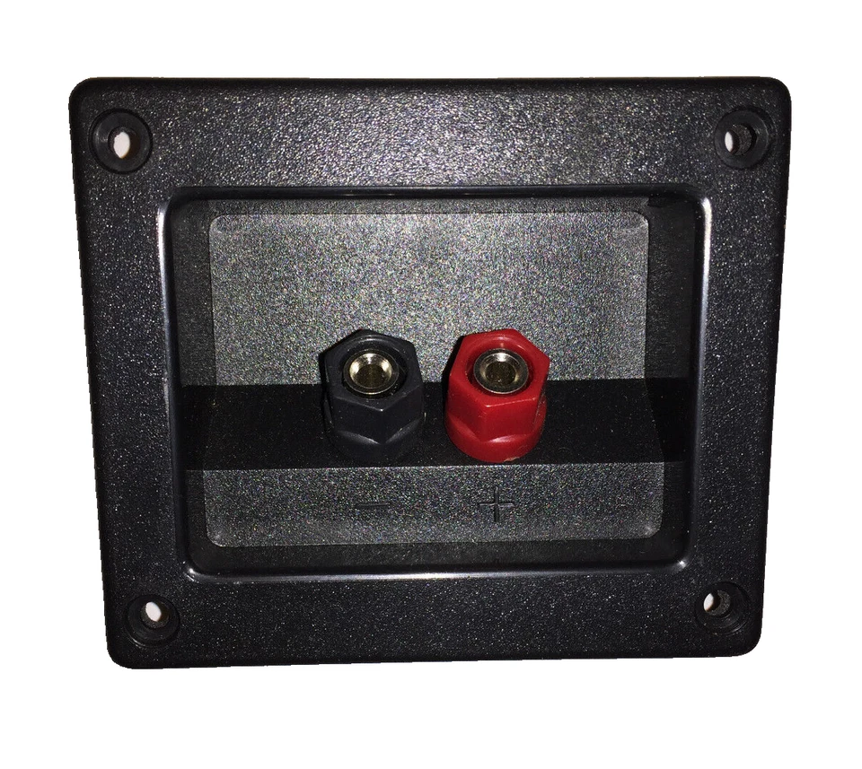 Speaker Box Terminals NEW w/ GASKETS  3 5/8 X 3.0" KICKER 10 Pack LOOK Oldschool - Image 2 of 4