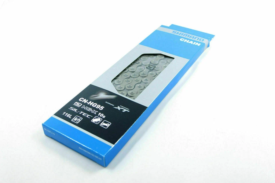 Shimano Deore XT HG-X 10 Speed MTB Chain CN-HG95 Chains MTB Bike w/Quick Link - Image 4 of 4