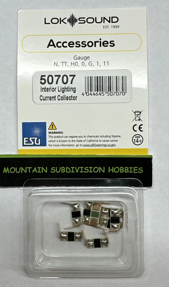 New ESU 50707 Current Collector - Wheel Wiper for power pickup - 8 per package - Image 4 of 4