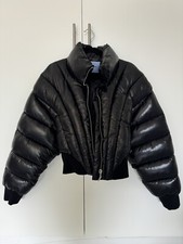 Mugler Black Quilted Puffer Jacket