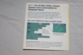 Nintendo Power Subscription Insert NES Castlevania II Simon's Quest - PMG-QU-USA
