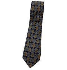 SALVATORE FERRAGAMO Mens Silk Tie ITALY LUXUR...