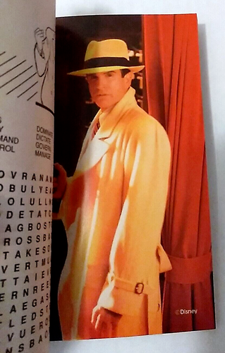 Libro dorado Dick Tracy Disney 1990 ver una palabra rompecabezas libro escenas en color de colección nuevo - Imagen 4 de 6