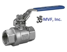 Ball Valve 1" 1000 NPT Full Port 316 Stainless 2PC Design Haitima 2006SA