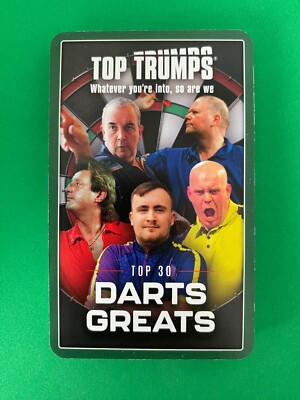 Darts Greats Top Trumps Wählen Sie Ihren eigenen Sport Trump Sammelkarte Rookie RC 2024