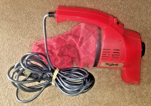 ROYAL DIRT DEVIL HAND VAC VACUUM MODEL 103 RED MADE IN USA TESTED