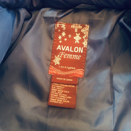Avalon Femme Los Angeles Boys Jacket Size 6 Blue Removable Hood Full Zip Snaps - Picture 2 of 9