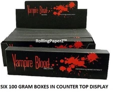 6 X 100 gram Vampire Blood Incense Counter Top Display Box by GLOW ships from KY