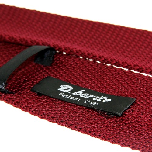 Men's Knit Ties Knitted Tie Necktie Narrow Slim Skinny Wedding Groom Party - Picture 9 of 49