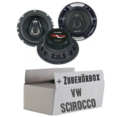VW Scirocco ab 2008  16cm LAUTSPRECHER BOXEN SET - Renegade 200WATT KOAXE NEU