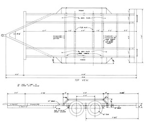 CAR TRAILER BUILDING PLANS CD, CAR HAULER TRUCK FLAT BED ...