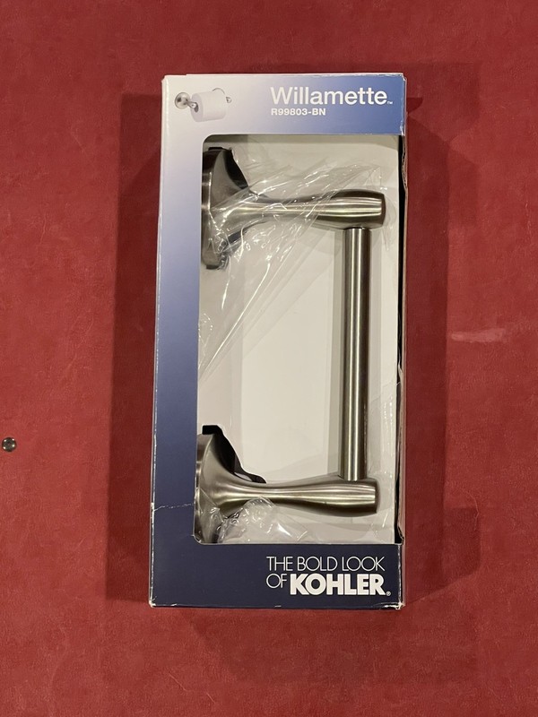 Kohler R99803-BN Willamette Pivoting Toilet Paper Holder, Brushed Nickel