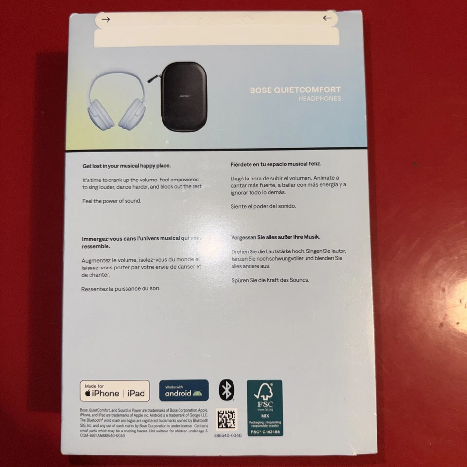 Bose QuietComfort Noise Cancelling Headphones Color- Moonstone - Image 2 of 2