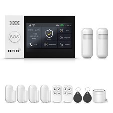 PGST Home Security Systems,Wireless Alarm System with 4G SMS/Tuya App Instant Al