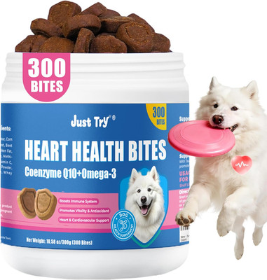 Coenzyme Q10 Heart Healthy Bites for Dogs, Advanced Coq10 and Taurine Supplement