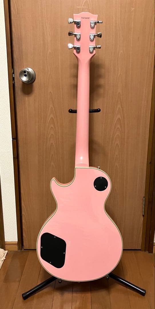 Burny PLC-65PP Pink Electric Guitar Used Product Shipping From