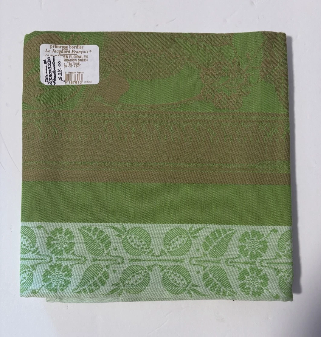 Le Jacquard Français Curiosites Florales Empire 28998 - Strofinaccio in cotone, 60 x 80 cm