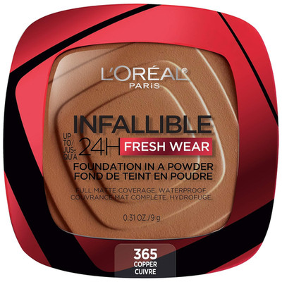 Makeup Infallible Fresh Wear Foundation in a Powder, up to 24H Wear, Waterproof,