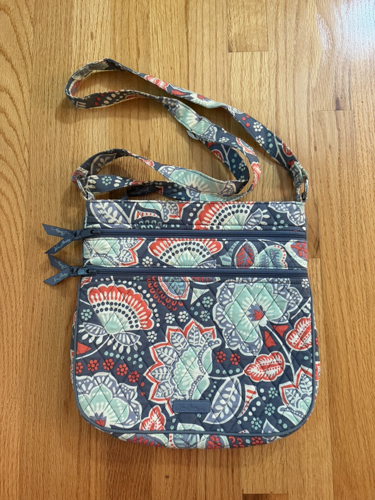 Vera Bradley Nomadic Floral Zip Hipster Adjustable Strap Crossbody Bag