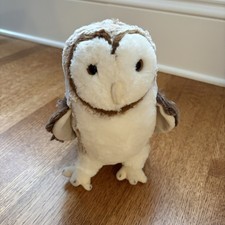 Douglas Swoop Barn Owl Plush 10" Stuffed Animal Bird Cuddle Toy Brown Cream Soft