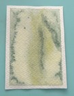 ACEO “Cells” Abstract Watercolor Miniature Painting Green Kassie #4. — photo 3