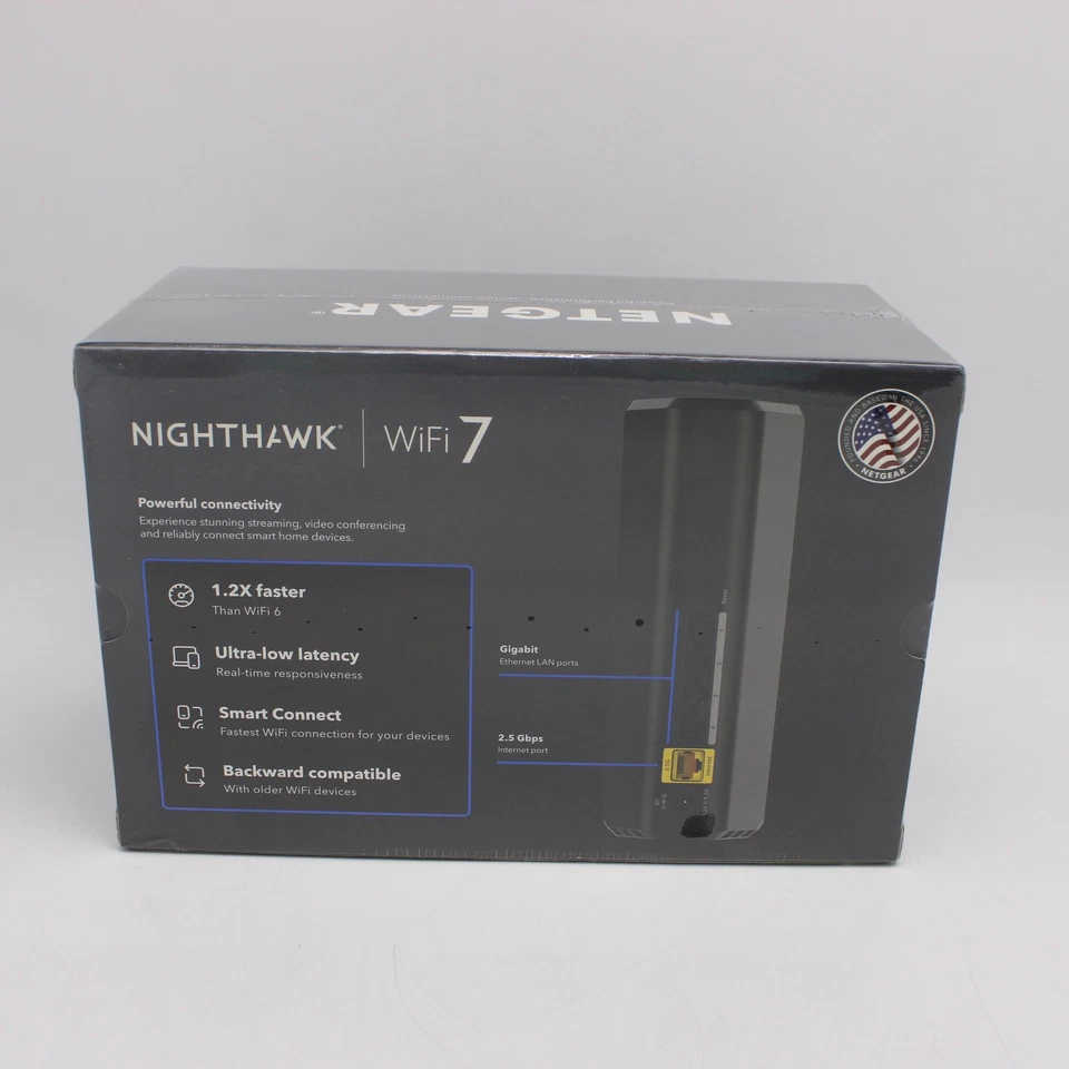 NETGEAR Nighthawk RS100 Dual Band WiFi 7 Router RS100-100NAS - Image 4 of 4