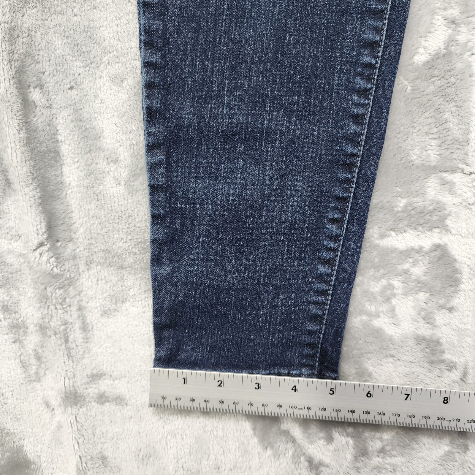 Levi's Jeans Womens 16W Blue Dark Wash Legging Mid Rise Stretch Denim Casual thumbnail 12