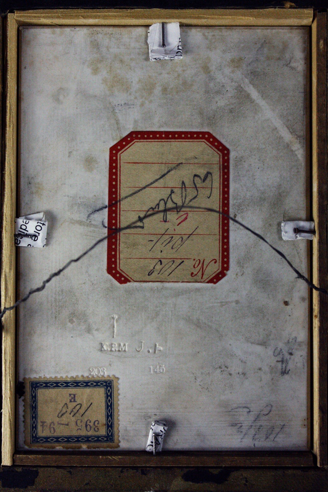 KPM Berlin marked Porcelain Plaque Raphael’s Sistine Madonna, Ornate gilt frame