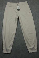 Armani Exchange Pants Mens Medium Beige Joggers Knit Drawstring Cuffed Pockets