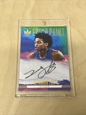2017 Panini Court Kings Basketball Fresh Paint De’aaron Fox On Card Auto