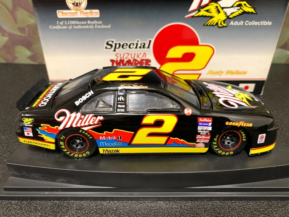 Ford Thunderbird 1996 Miller Suzuka Thunder Revell Rusty Wallace #2 1:24 Foto 3 de 4