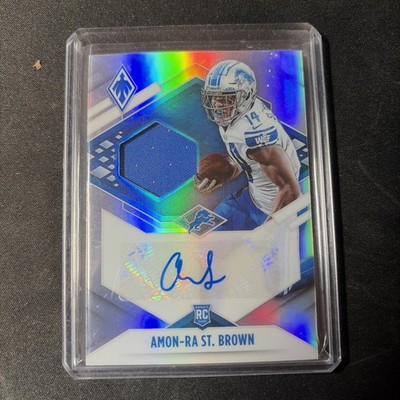 2021 Panini Phoenix - Rps Rookie Auto Jersey Amon-Ra St. Brown #RJA-ASB /299