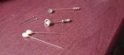 Vintage Costume Jewelry hat/stick pins.
