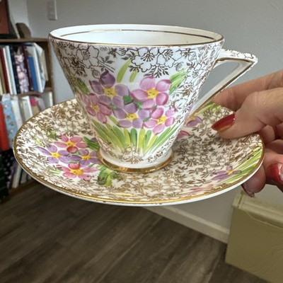 Vintage Thomas Forester & Sons Phoenix Bone Chine Teacup And Saucer